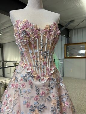 Prom dress alyceparis #61986 floral French pink
